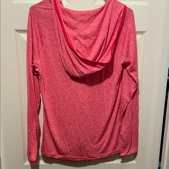 Under Armour Women's Heathered Pink Hoodie - Picture 5 of 5